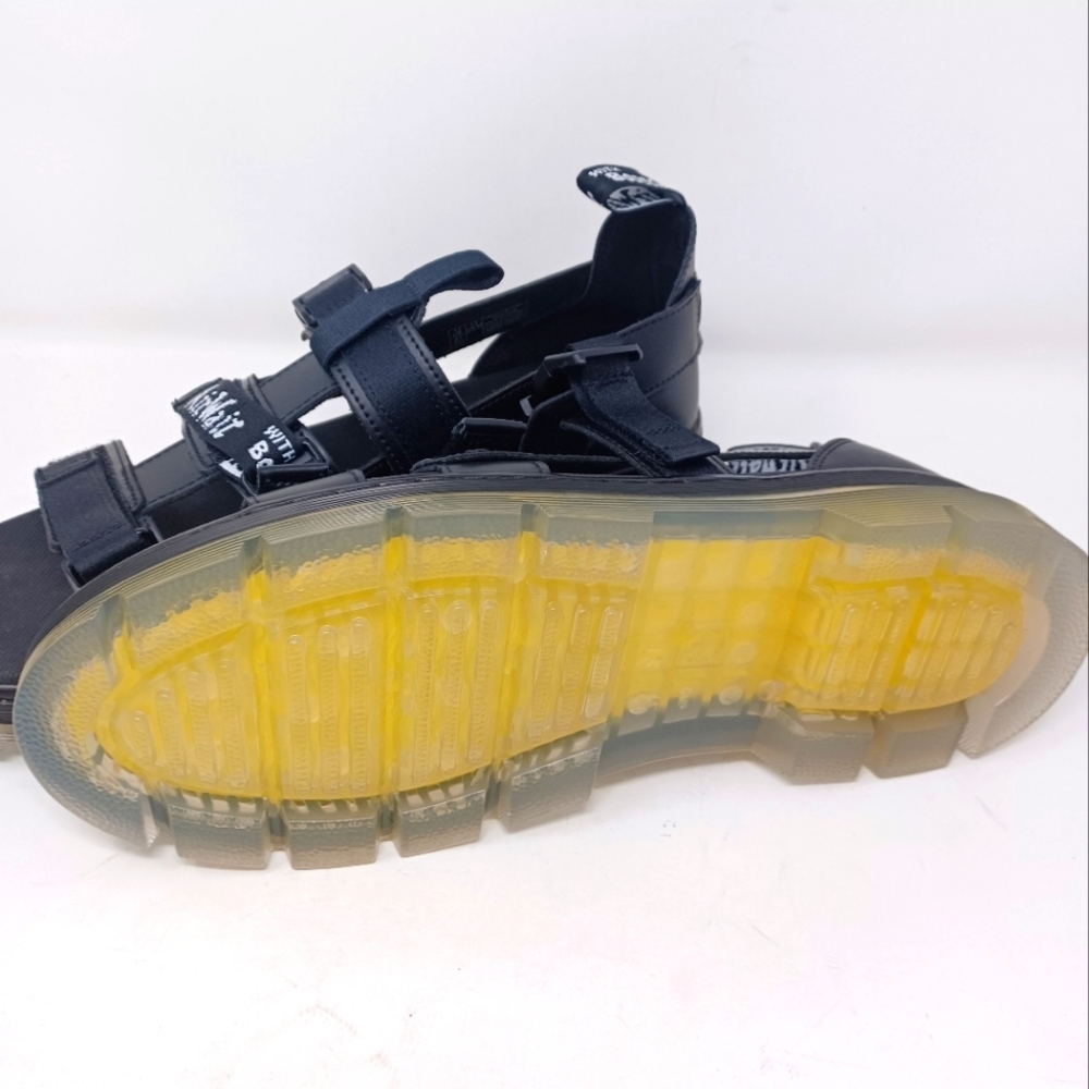 DE. Marten's Pearson Translucent sole Chunky Lug Strappy Sandals - Picture 10 of 11